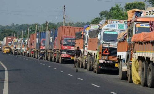 Border blockade imposed by India on Nepal