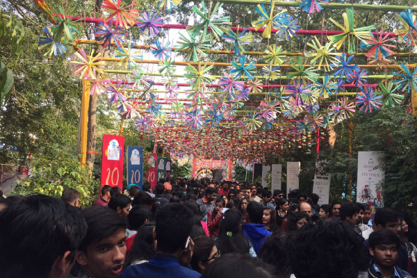 Jaipur Litrature Festival Crowd 2017