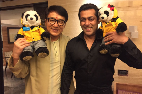 Salman Khan and Jackie Chan