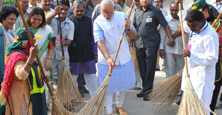 Modi Cleaning Road