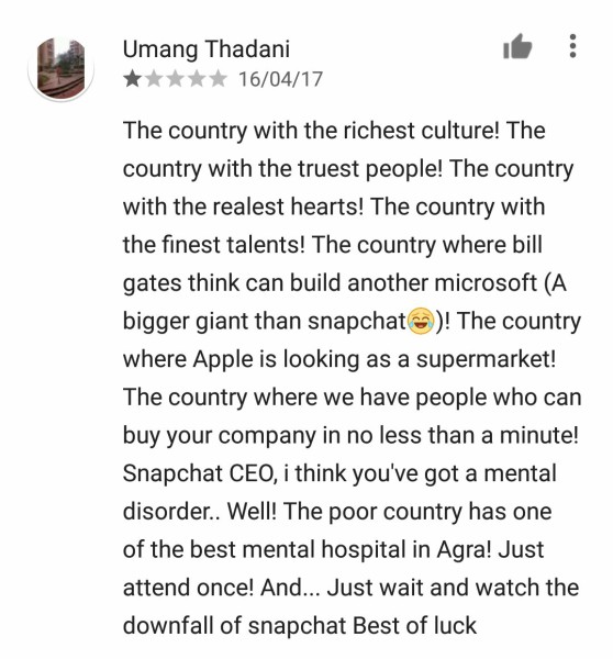 Snapchat India