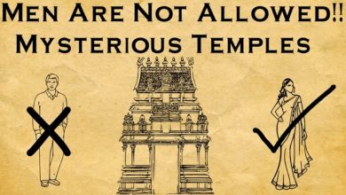 Men Not Allowed In Temple