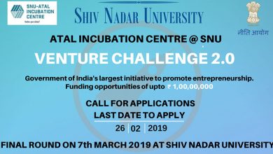 Venture Challenge 2019 Shiv Nadar University