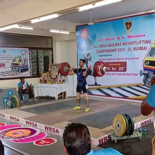 67th men and 6th women all India Railway weightlifting championship 2019-20