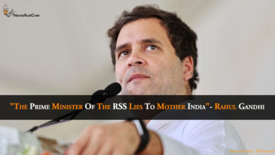 "The Prime Minister of the RSS lies to Mother India"- Rahul Gandhi